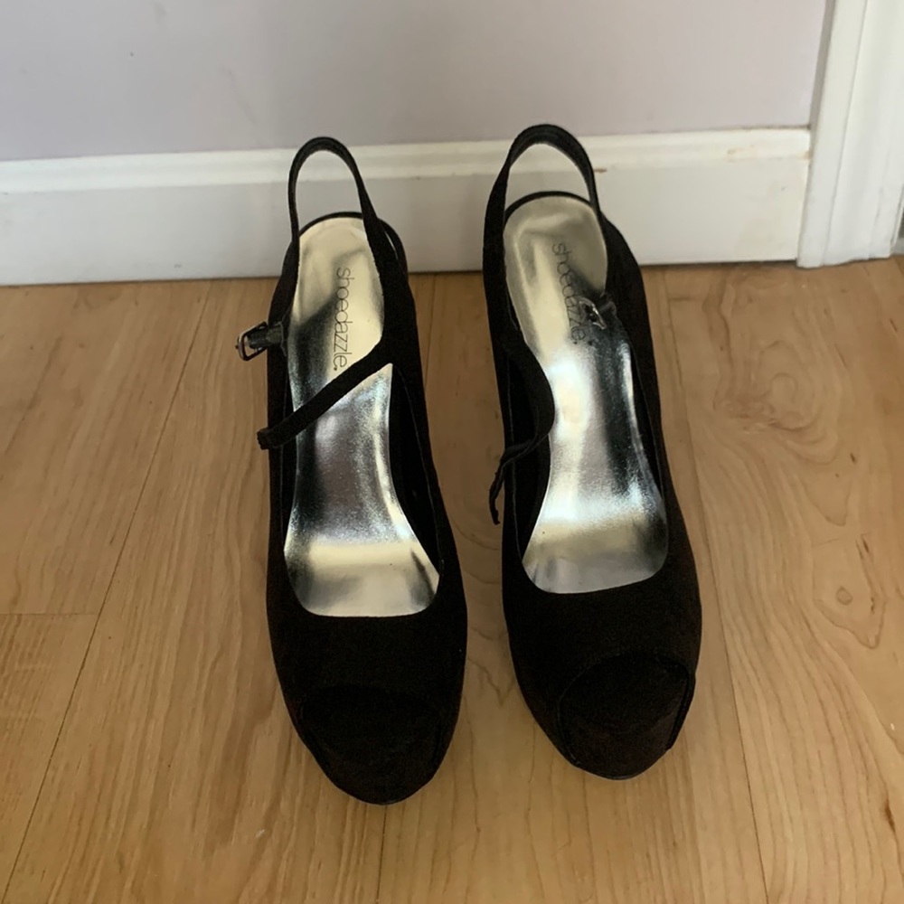 Black Suede high heals